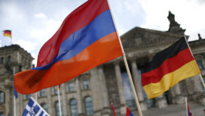 Флаги Армении и Германии